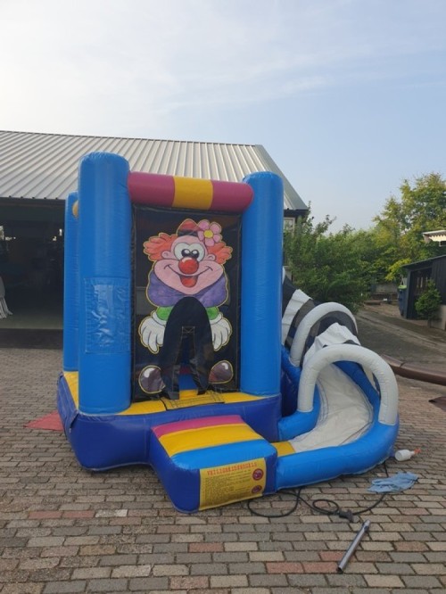 Springkussen Mini clown met slide